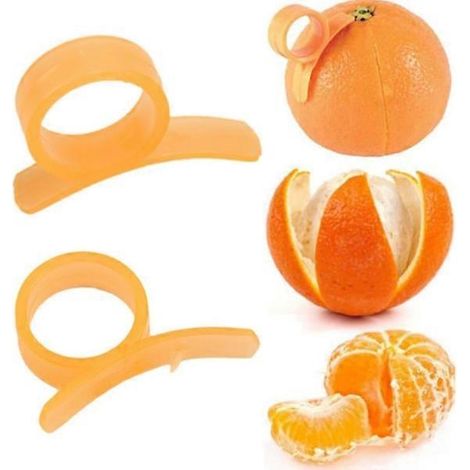 HONORNIC - Éplucheurs d'oranges - Éplucheurs de fruits - Agrumes - Éplucheurs multicolores