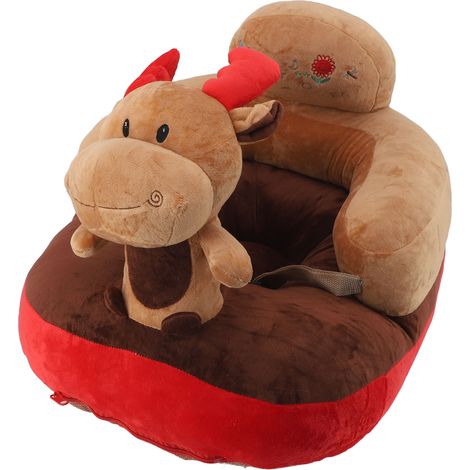 Canapé-lit bébé antidérapant et anti-basculement avec angle réglable, siège d'apprentissage moelleux pour nourrisson, style Elk (1/5)