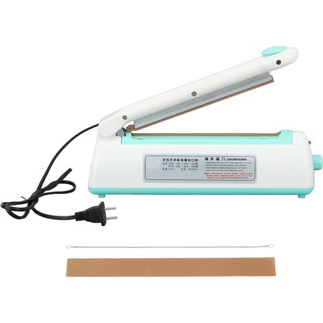 Manuelle 210-W-Beutelverpackungsmaschine mit Schnellheizung, Impulsschweißgerät für Plastikbeutel, 220-V-EU-Stecker, ideal für den Einsatz zu Hause und im Geschäft
