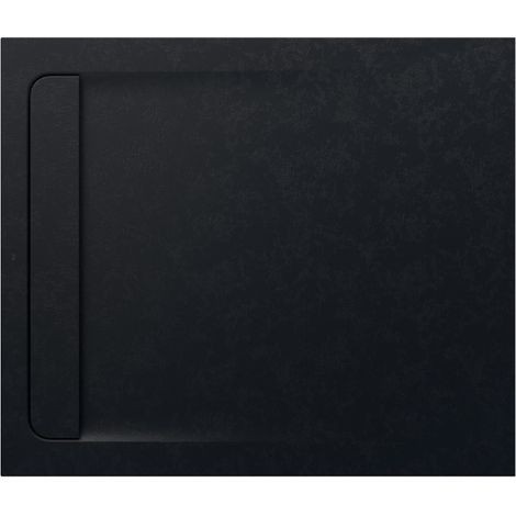 Receveur de douche extra plat en Stonex® Aquos - 1000x800mm - Noir (1/2)