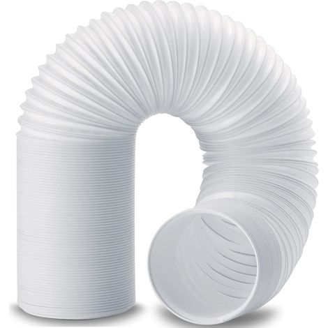 Tuyau pour climatiseur portable de 1,5 m (diamètre 15 cm) — Gaine d'évacuation (filetage antihoraire), compatible avec Haier, De'Longhi et d'autres marques