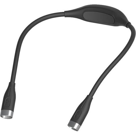 lampe de lecture led lampe de cou suspendue étudiant protection des yeux lampe de lecture charge USB noir (1/5)