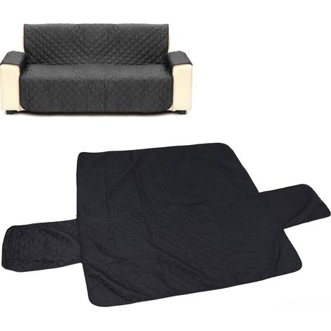 Housse de canapé pour animaux Couch Coat, coussin de canapé, coussin de canapé pour animaux imperméable et résistant à l'usure, gris, trois places. (1/5)