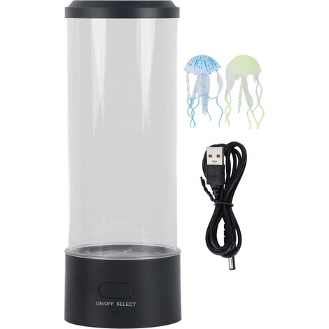 Lampe Méduse USB à LED Changeante, Lumière d'Ambiance Réaliste pour Aquarium, Chambre d'Enfants ou Bureau (1/5)