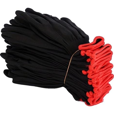 Guanti da giardinaggio, in acetato resistente, resistenti agli agenti chimici, 12 paia (1/2)