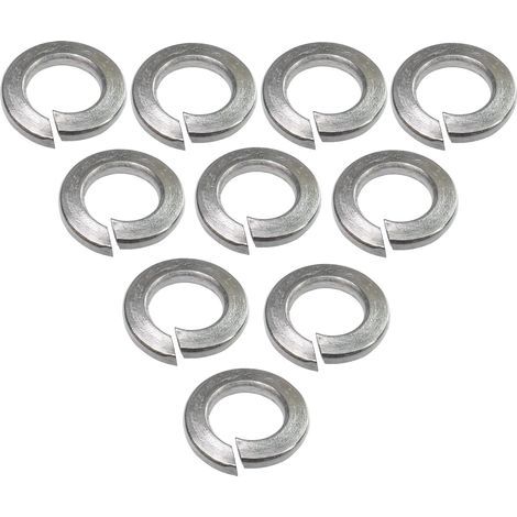 Lot de 10 Rondelles Grower frein ressort - M8 - en acier inoxidable A2 - DIN127 - Bricolage (1/3)