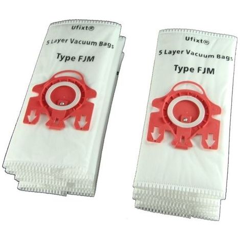 Pack Of 10 FJM Bags For Miele S316I Vacuum Bags Type FJM Free Delivery (1/5)