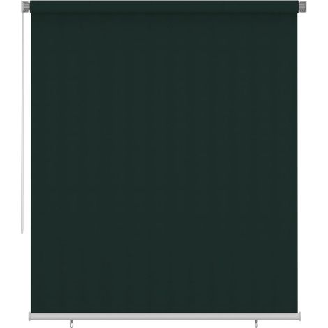 Außenrollo 205 (B) x 230 (H) cm Dunkelgrün HDPE vidaXL