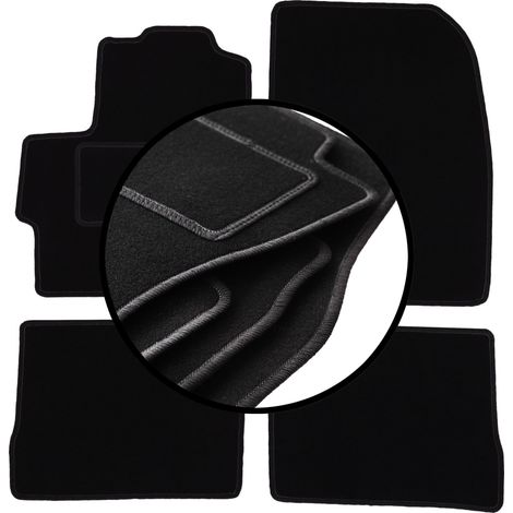 Komplettset Veloursmatten für: Mazda 3 I BK Fließheck (2003-2009)