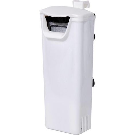 Filtre à faible niveau d'eau pour petits aquariums (poissons, tortues, etc.) avec cascade et pompe de filtration silencieuse pour eaux peu profondes. (1/5)