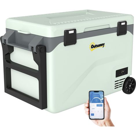 Outsunny Frigorifero 42.5L a Compressore con Controllo App, -20℃ a 20℃