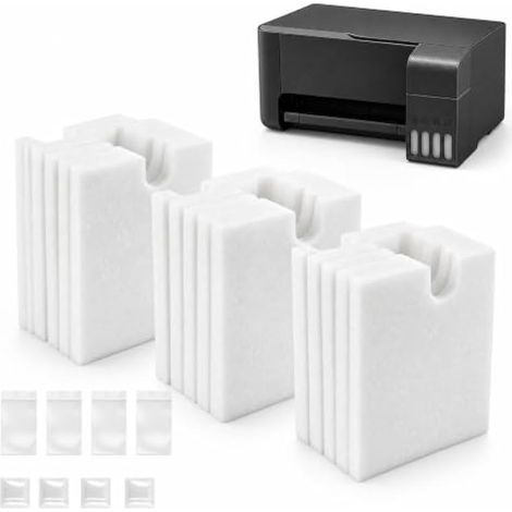 3 Pcs Sponge Pads for Maintenance Box Compatible with Epson ET-2800/ET-2810/ET-2820/ET-2826/ET-2710/ET-2711/ET-2850, Sponge Ink Pad, Replacement Ink Pad for Printers (1/5)