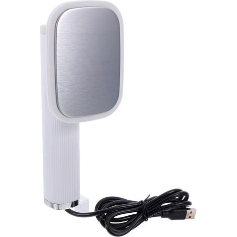Fer à Repasser Portable USB Compact 1pc Blanc, Mini Machine à Repasser Légère Chauffage Rapide, Panneau en Alliage D'aluminium pour Repassage à Sec Vapeur, pour Voyage et Maison (1/5)