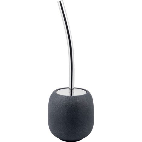 PORTASCOPINO AFRA D.14XH39CM GRIGIO IN RESINA