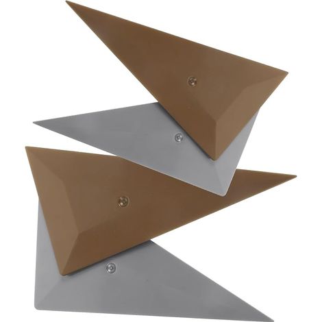Lot de 4 raclettes pour films de voiture avec poignée ergonomique en plastique anti-rayures pour fenêtres et films de protection de peinture de voiture - Raclette en vinyle pour montage (1/5)
