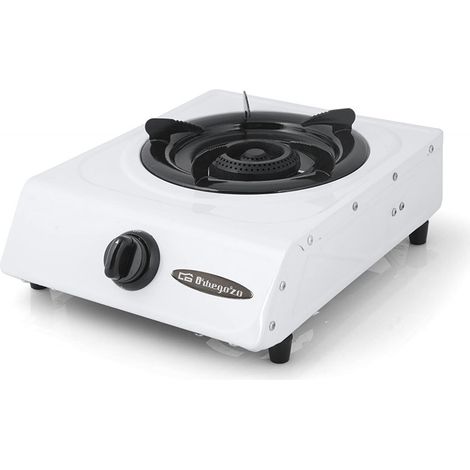 Réchaud à gaz Orbegozo FO1600 butane ou propane, inoxidable, 1 brûleur (1/4)