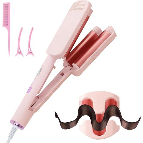 Automatic Hair Curling Iron 32mm with Anti-Scald Protection for Short and Long Hair (1/5)