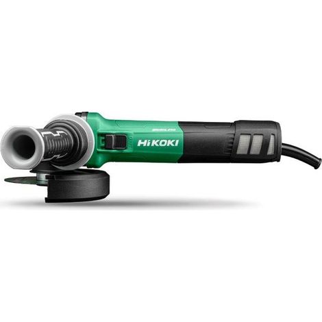 HiKOKI Amoladora Angular 1300W 125mm - Alta Potencia y Versatilidad, Resistente al Polvo, Velocidad Variable, Protección Retroceso, Mango Antivibración
