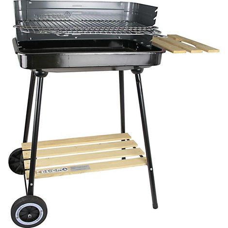 Master rechteckiger Grill mit Seitenablage MG905