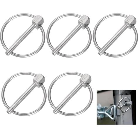 Lot de 5 Goupilles Pliantes Inox 3 mm (3x25 mm), Haute Performance pour Tracteurs et Tondeuses