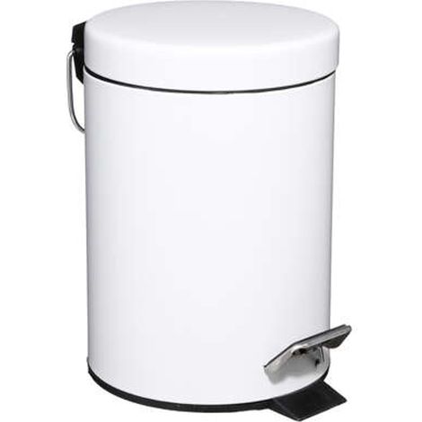 Cestino rotondo in metallo colorama 3l bianco - 5five (1/3)