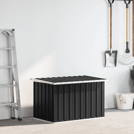 Boîte de rangement de jardin Anthracite 109x67x65 cm (1/5)