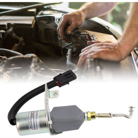 L'électrovanne de coupure de flamme 3974947 convient aux Deutz Bosch RSV DC24V. (1/5)