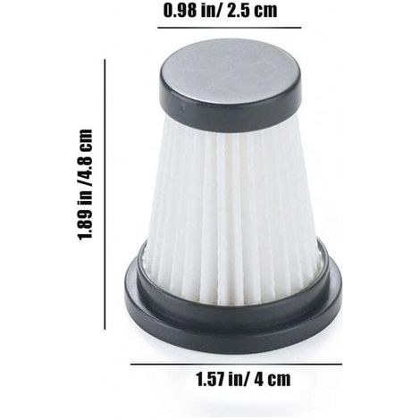 3 pièces filtres HEPA pièces de rechange pour aspirateur sans fil Moosoo K12 K12 PRO K13 pour Genius Invictus One 1.0 X7/2.0 accessoires pour aspirateur à main filtre (1/4)