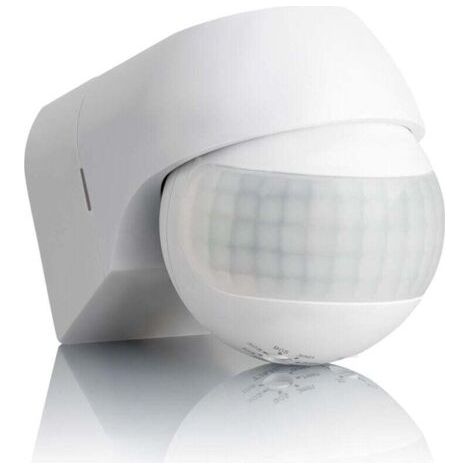 Détecteur de Mouvement Extérieur IP44, Montage en Saillie, programmable, Capteur Infrarouge, Portée 15m/ 180°, LED adapté, orientable, Max. 800W/500W (1/4)