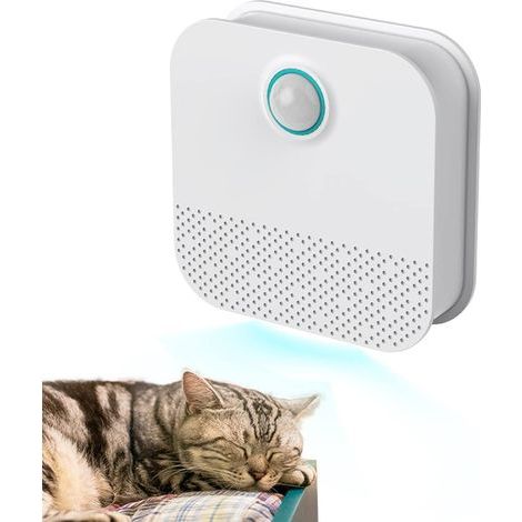 Smart Air Purifier for Pets and Cats USB Charging Smart Deodorizer for Cat Litter Dog Deodorizer Mini Air Purifier, Easy to Install (1/5)