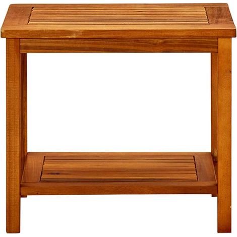 vidaXL Couchtisch 50x35x45 cm aus massivem Akazienholz