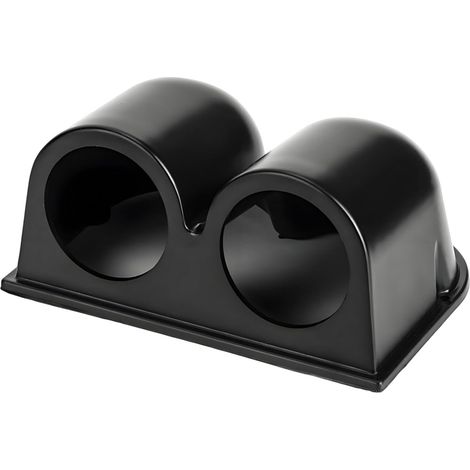 Supporto per indicatori da cruscotto a doppio foro da 2" (52 mm) per auto, supporto per indicatori da cruscotto a doppio foro in plastica ABS, alloggiamento universale per indicatori da cruscotto del