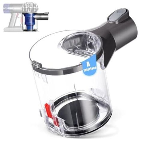 Cestino per aspirapolvere Dyson V6 DC58 DC59 DC62 DC74, ricambi per la casa, coperchio antipolvere, cestello con interfaccia A/B, adattatore di ricambio per aspirapolvere (1/4)