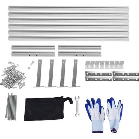 Guide de sciage portatif 2,7 m pour tronçonneuse, système de rail en métal, ensemble de sciage de planches et barre de scierie (1/5)