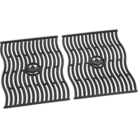 Set 2 grilles Wave fonte émaillée pour barbecue Napoleon Prestige PRO 500