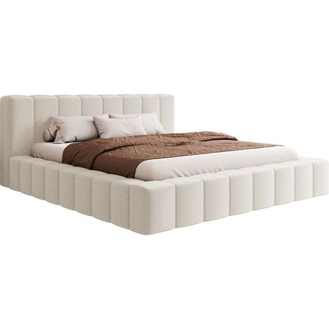 Lit Hesperia 125, Kronos 38, Double, 180x200, Tissu, Disponible, 216x239x82cm (1/5)