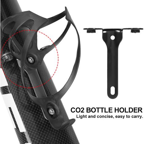 ZTTO Mountainbike-Aufblashalterung, CO2-Kartuschenhalter, Fahrradzubehör (Schwarz) (1/5)