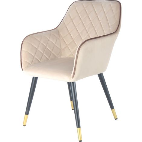 Poltroncina Amino in velluto verde bosco con gambe in metallo (1/3)