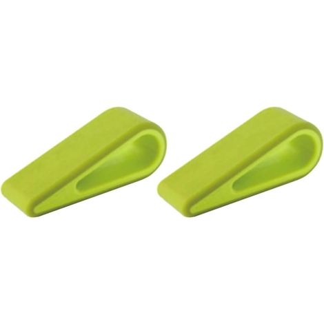 2pièces Support Ordinateur Portable Rehausseur Ajustable Vert Support Ventilé Antidérapant Silicone pour Chaleur et Confort Ergonomique (1/5)
