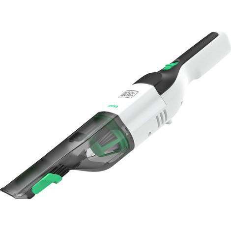 Black+Decker REVHV8CA-QW Aspirabriciole Manuale REVIVA 7.2 V, Bianco e Verde (1/5)