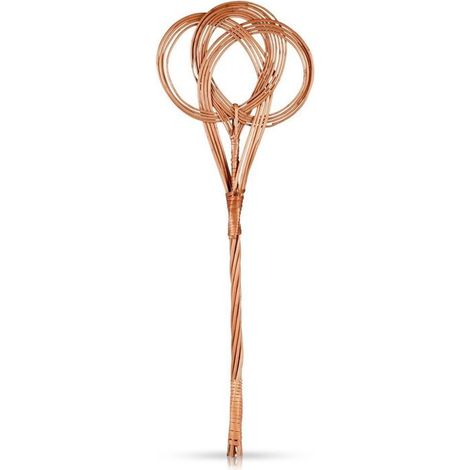 Batteur à tapis en osier - ORION - 75 cm - Artisanal - Osier robuste - Léger et maniable - Nettoyage en profondeur (1/5)