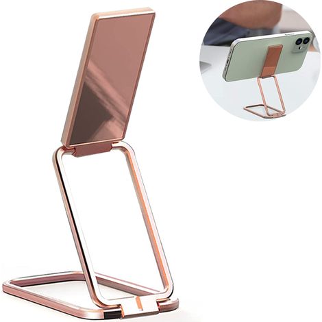 Support Téléphone Portable - Support Pliable avec Anneau doigt - Compatible iPhone et Android - 71 x 41 mm - 1 Pièce (1/5)
