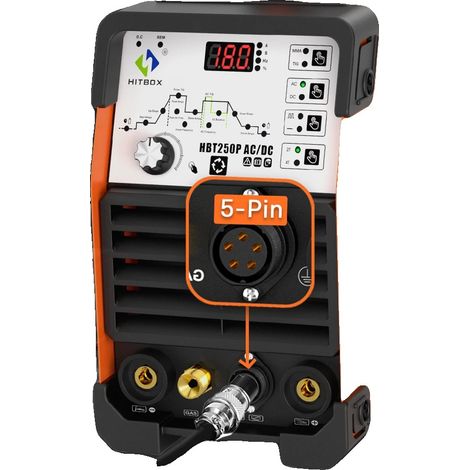 Machine de soudage TIG, sortie 200A, capacité multi-processus, HBT250P (1/5)