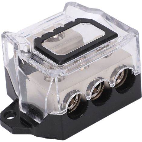 Bloc de distribution d'énergie, calibre 0 à 4, répartiteur de fil de terre, distributeur Audio pour voitures et bateaux (1/5)