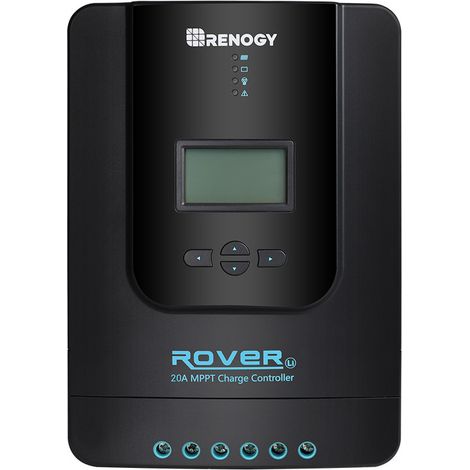 Contrleur de charge solaire MPPT Renogy 20 A 12/24 V, contrleur de charge de panneau solaire avec ¨cran LCD (1/5)