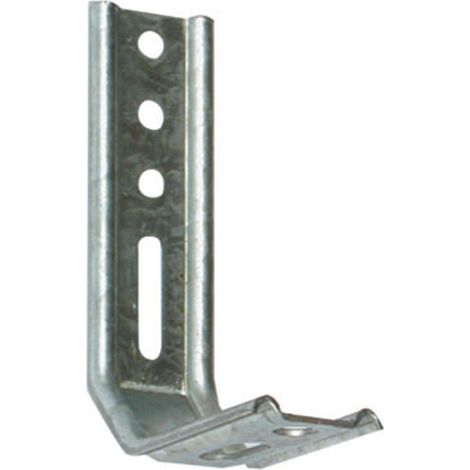 AFBAT Equerre de fixation acier époxy, H.55 x L.50 x P.30 mm (1/4)