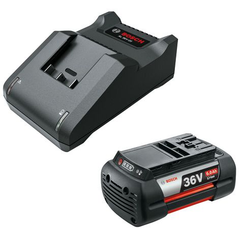Kit de démarrage 36V avec batterie 6.0Ah – Chargeur AL 36V-20 – Technologie COOLPACK pour durée de vie prolongée – Compatible outils Bosch (1/5)