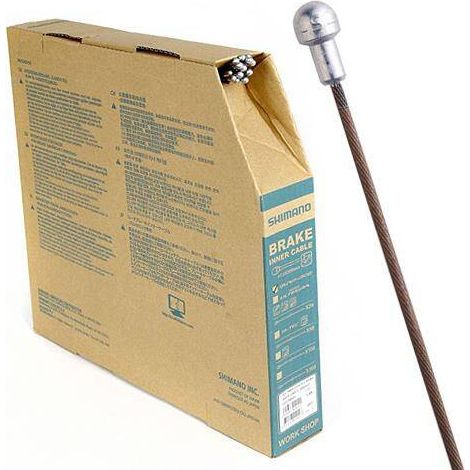 Cable de freno de carretera Shimano Dura-Ace BC-9000, 1,6 x 2000 mm, polímero. (1/2)