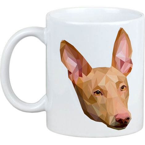 Perro faraón, galgo maltés: taza con una foto y la inscripción perro geométrico Art-Dog (1/5)