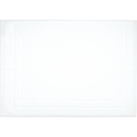 Tappeto da bagno in cotone bianco Praia 50x70cm - Atmosphera créateur d'intérieur (1/4)